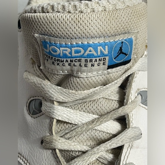Nike Jordan Team J Mid White University Blue 644938-107 Men’s Size 12 Retro - Picture 4 of 9